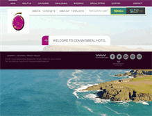 Tablet Screenshot of ceannsibealhotel.com
